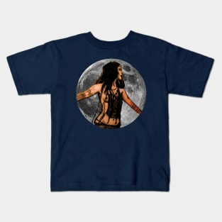 Moon Woman Kids T-Shirt